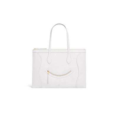 CELINE FLAT CABAS NEW LUGGAGE IN GLOSSY CALFSKIN 123963GW4.01BC (44.5*31.5*0.5cm)